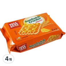 제스 샌드위치 크래커 치즈맛 개별포장, 180g, 4개