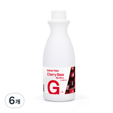 그린트리 체리콕 에이드 베이스, 6개, 1.2kg