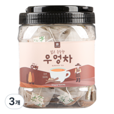 [식물유래 안심 생분해필터] 미담식품 우엉차 삼각티백, 3개, 100개입, 1g