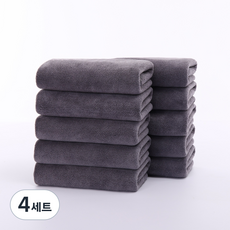 블리스 수건 먼지없는 프리미엄 호텔 수건 5개, 4세트, 그레이색 150g