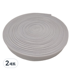 긍정미공방 허리고무밴드 20mm 12마, 2개, 화이트