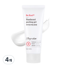 뷰티리얼 판테놀 필링젤 BeReal Panthenol peeling gel 100ml, 4개