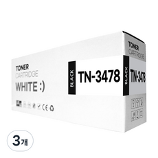 TN-3448 TN-3478 대용량 재생토너 L5100DN L5200DW L6400DW L5700DN J5700DW L6900DW, TN-3478 12000매, 3개