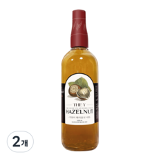 더와이 헤이즐넛시럽, 2개, 1L