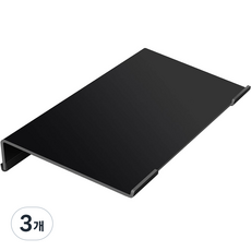 어노에즈 논슬립 키보드 거치대, 3개, 블랙