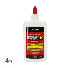 오공 목공본드 K 목공용 접착제 우드 글루, 4개