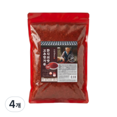 [이장네] 국내제조 한식의 맛 고추맛가루_청결초_김치용_굵은입자, 4개, 1kg