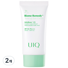 유이크 바이옴 레미디 톤업 선크림 (그린), 2개, 50ml