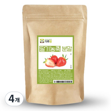 가루랑 딸기농축 분말, 200g, 4개