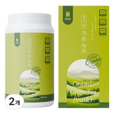 국산 100% 비이츠 유기농 보성 녹차 가루, 130g, 2개, 1개입