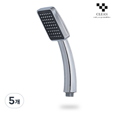 클린 국산 샤워기헤드 이클립스, 블랙, 5개