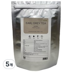 실론 프리미엄 얼그레이 티 찻잎 (최상위 등급 FBOPF1 프리미엄 스리랑카산 얼그레이 / Earl Grey), 5개, 1개입, 200g