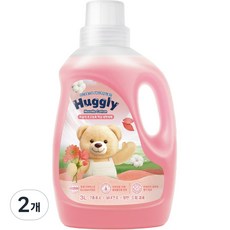 허글리 초고농축 액상 세탁세제 노벨라코튼, 2개, 3L