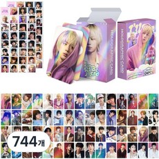 BTS 멤버별 스페셜 에디션 홀로그램 홀로그램 포카 124장 포토카드 60장 스티커 64장 도무송 다꾸 방탄소년단 선물용, 744개, JIN(진)