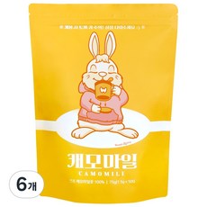 우고래빗 캐모마일 삼각티백 50티백, 6개, 50개입, 1.5g