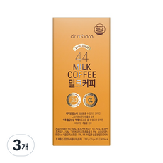 닥터리본 NEW 44커피 다이어트 밀크커피 당류 ZERO 혈당케어 체지방 감소 도움 그린커피빈 체지방 바나바잎추출물 HACCP 인증, 3개, 20개입, 10mg