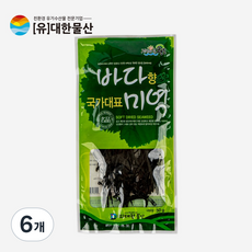 완도건강해 100% 완도산 미역 50g, 6개