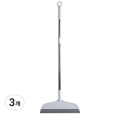이나앤코 욕실 바닥청소용 실리콘 빗자루 스퀴지, 그레이, 3개