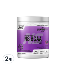 NS BCAA 포도맛 아미노산 보충제, 2개, 400g