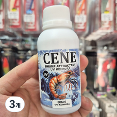 세네 집어제 붓 타입 바르는 미끼 유인제 80ml, 3개