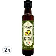 리모나다 최상급 엑스트라버진 HASS 품종 100% 냉압착 아보카도오일, 2개, 250ml