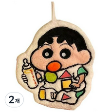미리아 주방 아이템 추천 짱구 고리 손수건 핸드타올, A, 2개