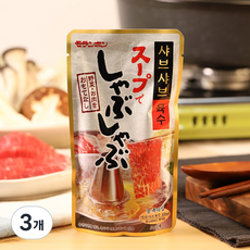 모란봉 샤브샤브 육수, 3개, 100ml