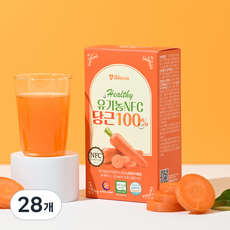 DDAKJOA 헬씨 유기농 NFC착즙 당근100, 28개, 20ml