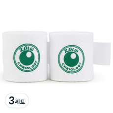 크리오로지 손목붕대 / 손목보호대 / 손목아대 / 헬스 스트랩 / 크로스핏, 3세트, 화이트