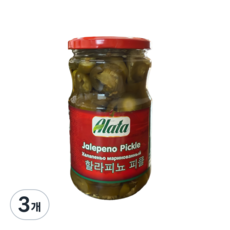 Turkish Alata Jalepeno Pickle 터키 할라피뇨 피클 350g, 3개