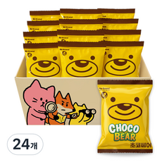 노브랜드 과자, 초코베어, 24개