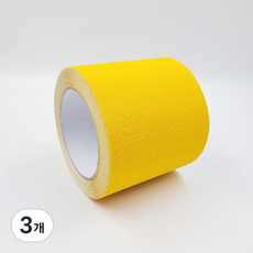 산업용 안전 바닥 광폭 논슬립 테이프 옐로우 5M 10cm, 3개