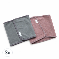 극세사 터치 사각헤어터번 국내제작 터번밴드 피부샵추천상품, 3개, 그레이