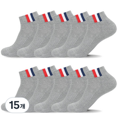 메가양말 5켤레 올라운드 골프 이중바닥 쿠션 스포츠 단목 운동양말 국산고품질, 15개, 그레이