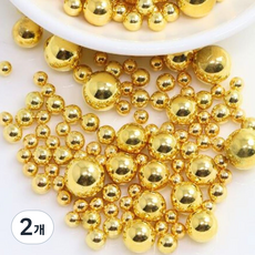 실버볼(은구슬) 골드볼(금구슬) / 순은볼 -(3mm 4mm 5mm 6mm 8mm), 2개, 골드볼 3mm
