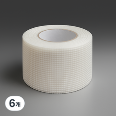 조인트테이프 드라이비트 유리섬유 테이프 자착식 외벽보강 보수 메쉬테이프, 6개