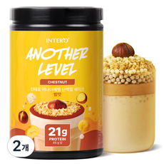 인테로 어나더레벨 단백질 쉐이크 밤맛, 2개, 630g
