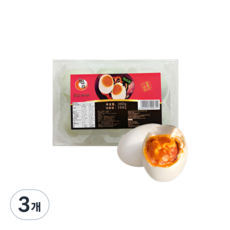 월월중국식품 쒸르 오리알 찐오리알 야단, 360g, 3개