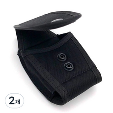 선호그룹 진짜수갑 수갑 주머니 케이스 파우치 수갑집 손가락 엄지 털수갑 돈파 톤파 허리벨트케이스, 검은 색, 2개