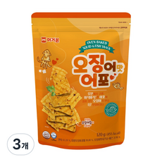 머거본 오징어맛 어포, 120g, 3개