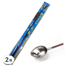 타이탄23 프리미엄 낚시주걱 쏠채 벵에돔 쯔리겐 감성돔 낚시 밑밥주걱, 2개