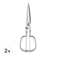 모멘 스텐 분리형 가위 다용도 주방가위 고기가위 절삭력 좋은 가위, 2개, 기본