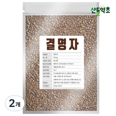 산들약초 결명자 결명자차 국내산, 2개, 1개입