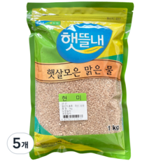 남보은농협 햇뜰내 국산 현미, 5개, 1kg