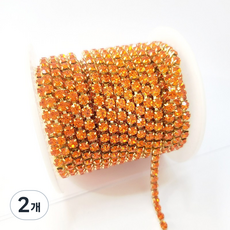 칼라줄란4mm 1마(90cm), 2개, 히야신스 금도금