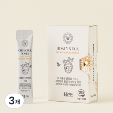 출출허니 사양벌꿀 국내산 꿀스틱, 3개, 100g