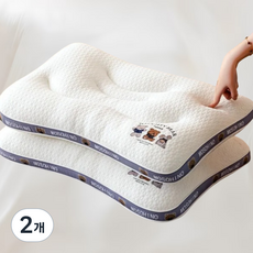 niftynest베개 수면 경추 베개 중량업 푹잠경추베개 1개/2개, 2개, 화이트