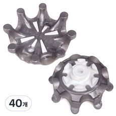 예코 골프화 징 스파이크 교체 FT3.0 타입, F(그레이+화이트), 40개