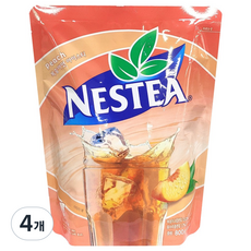 네스티 복숭아 아이스티 파우치, 800g, 1개입, 4개