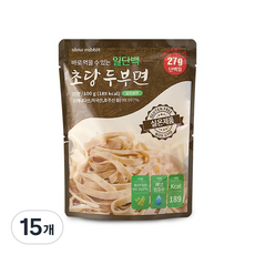 실온보관 가마솥 공법 일단백 초당 두부면, 100g, 15개